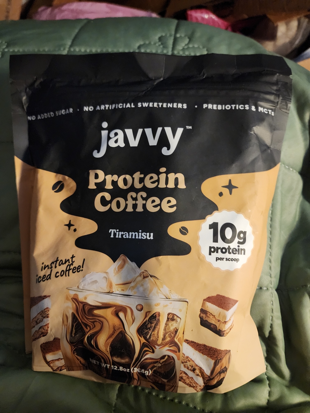 Javvy Protein Coffee! Tiramisu Flavored!– Instant Blend!
